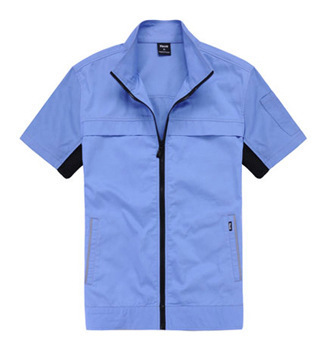【廠家直銷 夏季廠服 工作服 工廠制服 工裝定做 短袖工作服定做】價格,廠家,圖片,制服、工作服,佛山市南海區唯藍天伊工作服-